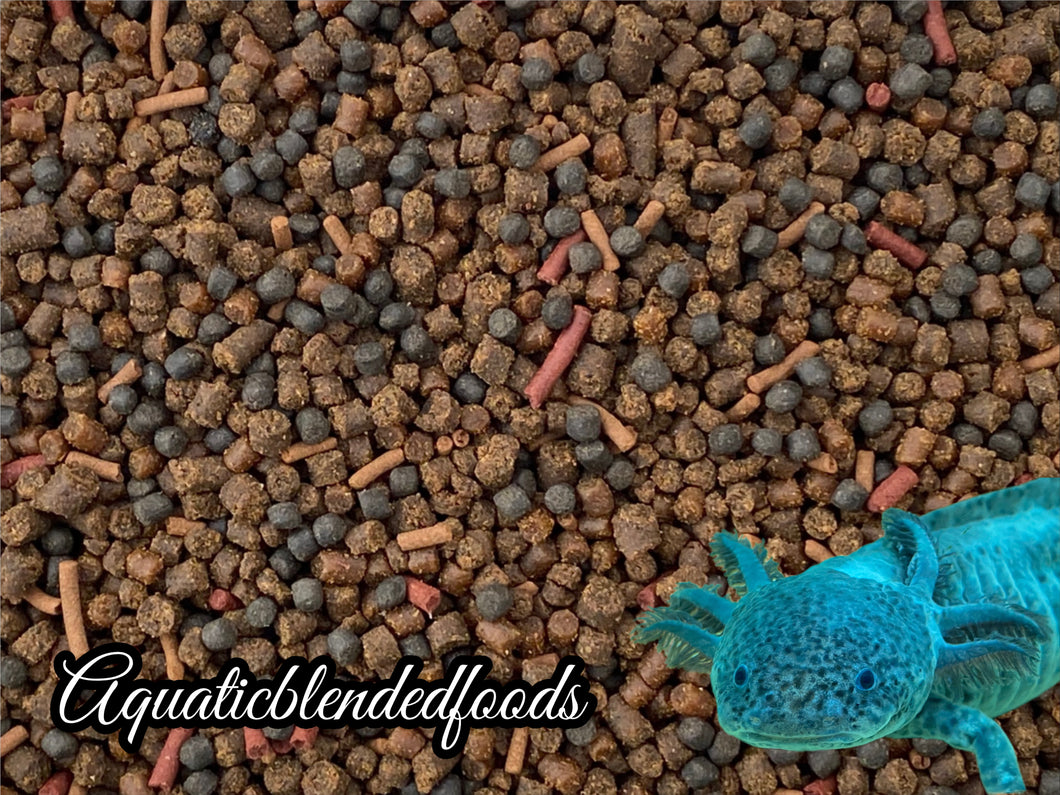 Axolotl Food Mix Soft Bits Bloodworm Earthworm Krill Blackworm Aquatic Frogs ABF284BW